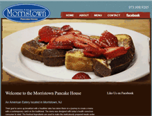 Tablet Screenshot of morristownpancakehouse.com